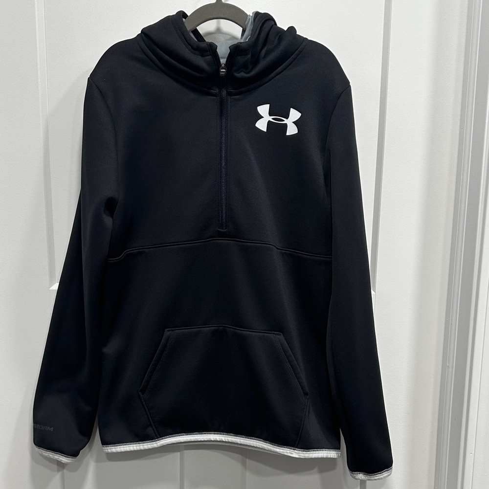 Under Armour 1/4 Zip Hoodie - Youth Large